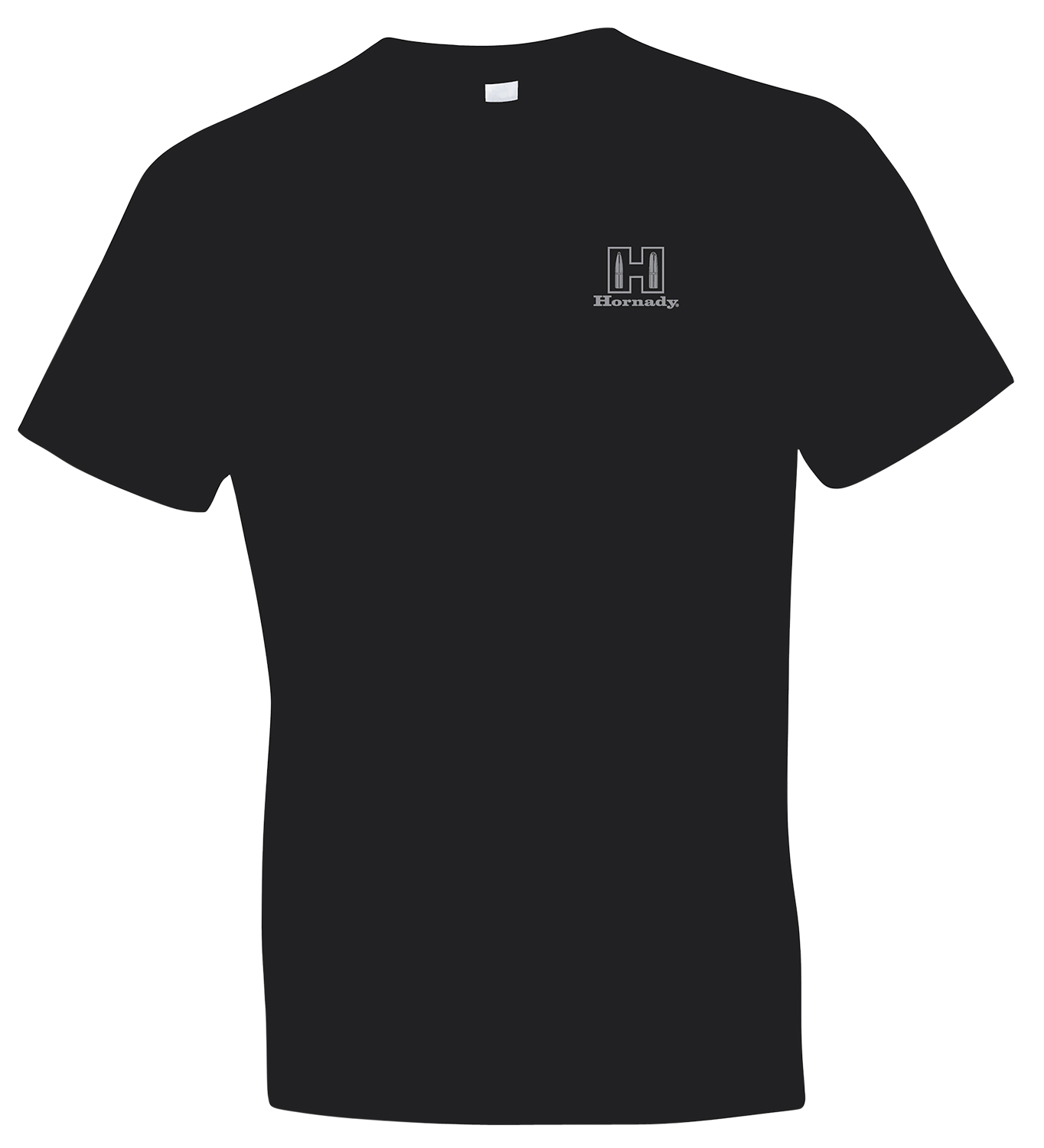 Hornady Gear 30123 Fueled By Hornady  Black Cotton, Short Sleeve Semi-Fitted Large