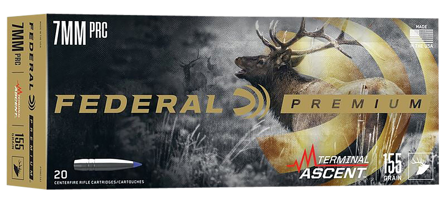 Federal P7PRCTA1 Premium Terminal Ascent 7mmPRC 155gr 20 Per Box/10 Case