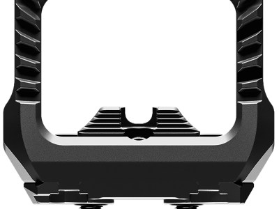 Radian Weapons G1502 Guardian Optic Guard w/Stealth Sights Black Anodized Hardcoat Aluminum EPS Mount Compatible w/Glock MOS Handgun