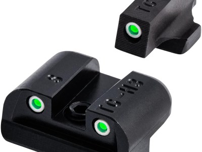 TruGlo TG231S2 Tritium  Black | Green Tritium Front Sight Green Tritium Rear Sight