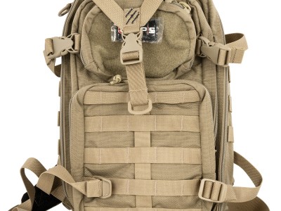 GPS Bags T1611BOB Tactical Bugout Bag Backpack Tan 600D Polyester 2 Handguns