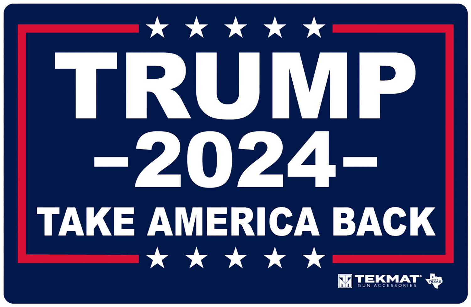 TekMat TEK42TRUMPMAGA Trump 2024 Door Mat Rubber 25″x42″