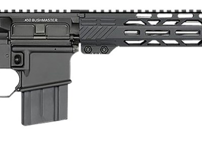 Rock River Arms 450B1562V1 LAR-15M All Terrain Hunter 450 Bushmaster 5+1 16″ Stainless Barrel, Black Rec, 13″ M-LOK Handgaurd, OEM Operator CAR Stock & Muzzle Brake, Hogue Rubber Grip