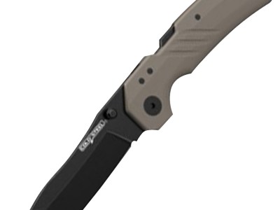 Cold Steel CSFL30DPLTBFZ Engage  3″ Folding Tanto Plain Black PVD Stonewashed 4116 SS Blade/4.11″ Flat Dark Earth GFN Handle Includes Belt Clip