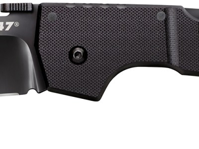 Cold Steel CS58M AK  3.50″ Folding Clip Point Plain Black Matte S35VN SS Blade/5.50″ Black G10 Handle Includes Belt Clip