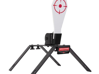 Birchwood Casey S7540 Spring Loaded Popper Target Black AR500 Steel Standing