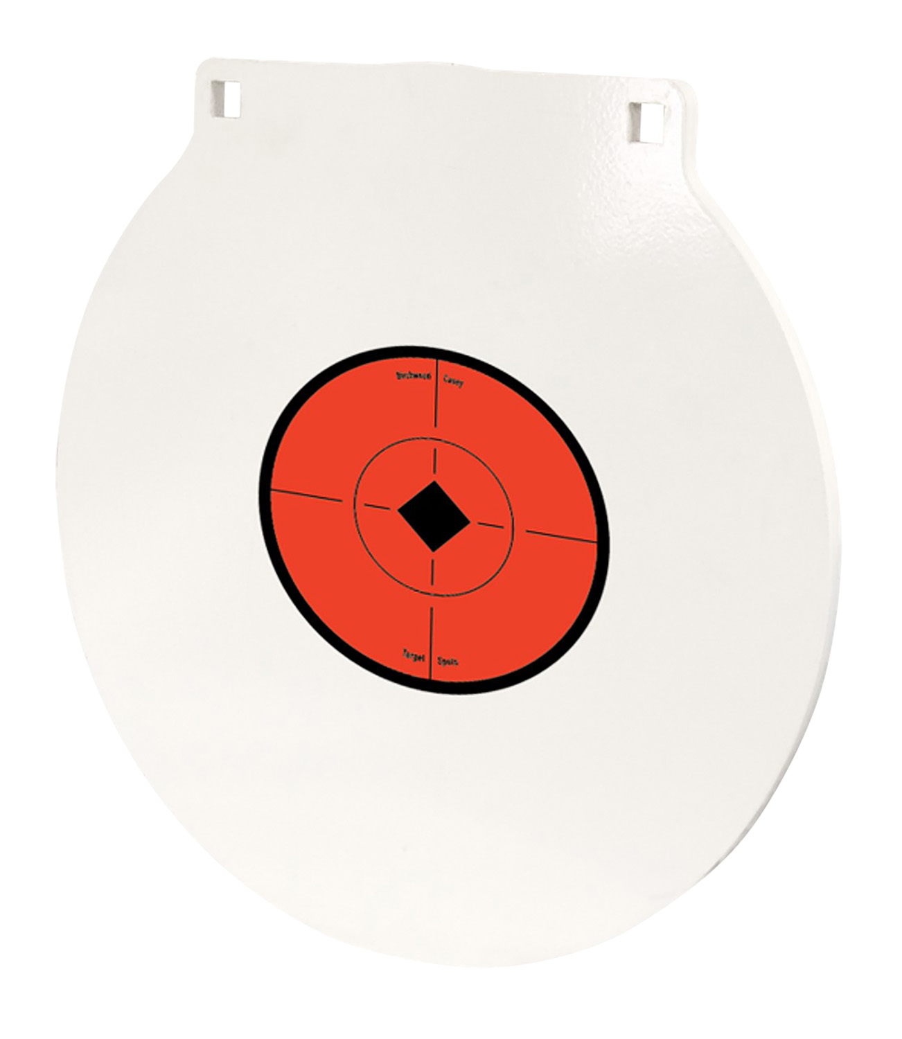 Birchwood Casey RND10 Round Steel Target Plate 10″ Centerfire Rifle/Handgun Target Black/Red/White NM500 Steel Hanging