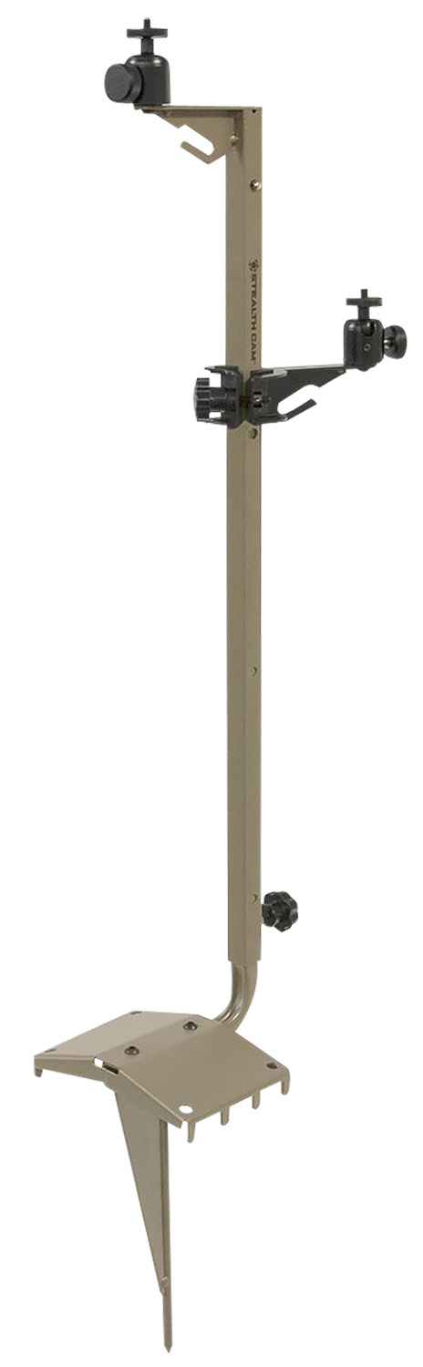 Stealth Cam STCCSMP Mounting Post  Tan Steel 29-49″ High