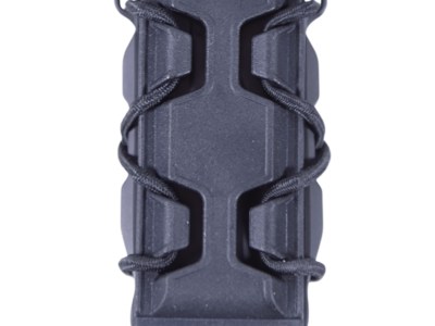 High Speed Gear 16PT01BK TACO V2 Mag Pouch Single, Black Polymer, Belt Clip/MOLLE U-Mount, Compatible w/ Pistol Mags
