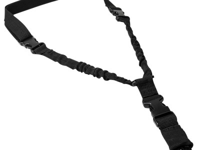 NcStar ADBS1PB Single Point Sling Deluxe Black Nylon 30″-38″ Adjustable Bungee