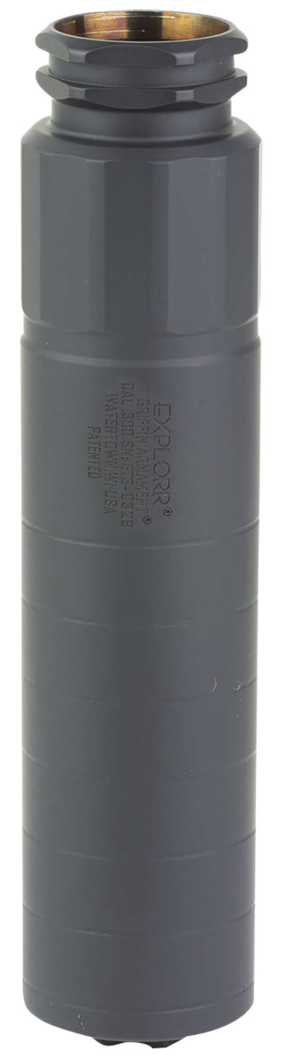 Griffin Armament GAET3W Explorr  30 Cal (7.62mm) Rated Up To 300 Win Mag, 6.50″ L, Black Stainless Steel, 5/8″-24 tpi Taper Mount EZ Brake