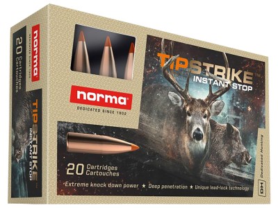Norma Ammunition 20171222 Dedicated Hunting Tipstrike 280Rem 160gr Polymer Tip 20 Per Box/10 Case