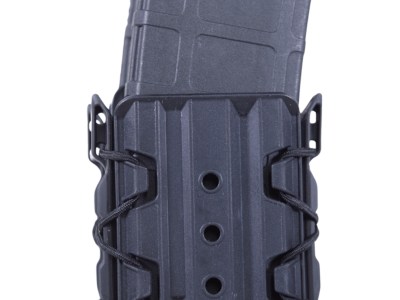 High Speed Gear 162R01BK X2R Taco V2 Mag Pouch Double, Black Polymer, Belt Clip/MOLLE U-Mount, Compatible w/ AR/AK Rifle Mags