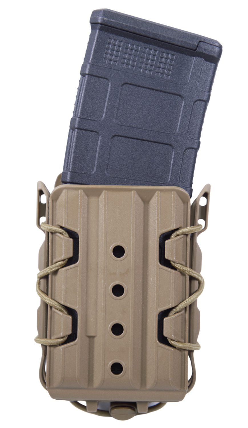 High Speed Gear 16TA01CB TACO V2 Coyote Brown Polymer, 2″ Belt Clip/MOLLE U-Mount, Compatible w/ Rifle Mags