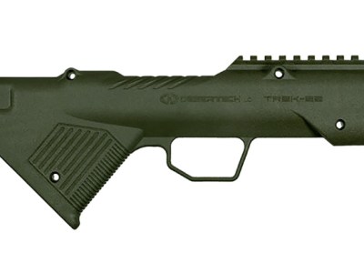 Desert Tech TRK22GRN TREK-22 Rifle Chassis OD Green Synthetic, Fixed Bullpup, Fits Ruger 10/22, 26.75″ OAL