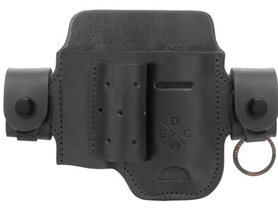 1791 Gunleather HDASLFBLKA EDC Heavy Duty Action Snap OWB Black Leather Belt Loop Ambidextrous