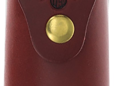 1791 Gunleather HDESSLSCHNA EDC Heavy Duty Easy Slide OWB Chestnut Leather Belt Slide Ambidextrous