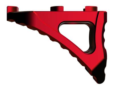 Rise Armament RA030RR Micro Hand Stop  Skeletonized RISE Red Aluminum for M-LOK Handgaurd