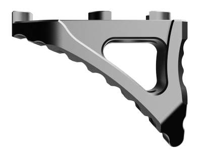Rise Armament RA030GPHT Micro Hand Stop  Skeletonized Graphite Aluminum for M-LOK Handgaurd