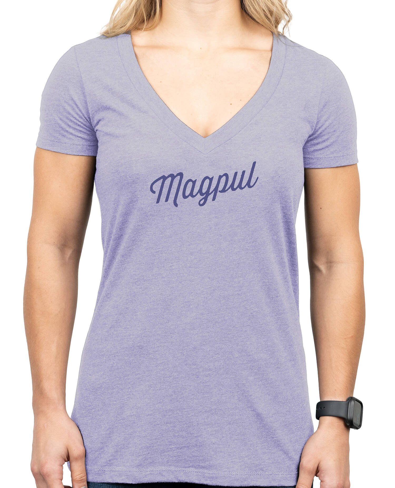 Magpul MAG1336-530-3X Rover Script Women’s Orchid Heather Cotton/Polyester Short Sleeve 3XL