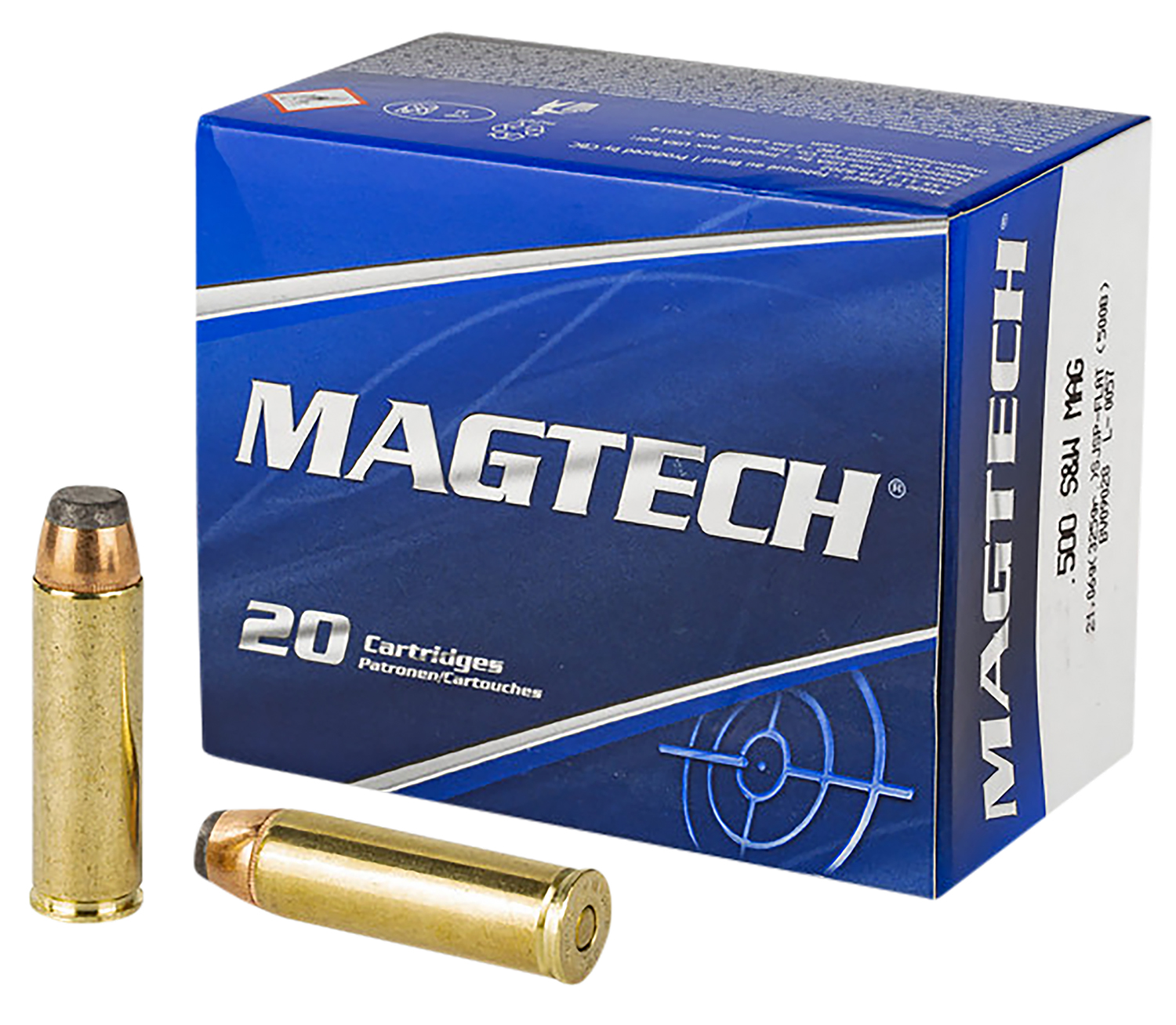 Magtech 500B Range/Training  500S&WMag 325gr Semi Jacketed Soft Point Flat 20 Per Box/25 Case