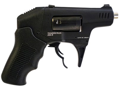 Standard Mfg S333GENIII Thunderstruck Gen III 22 WMR 8rd Shot 2.25″ Black Double Barrel Black Hardcoat Anodized Aluminum Frame Black Cylinder Black Finger Grooved Polymer Grips