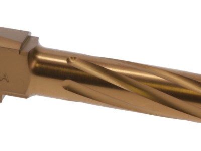 Rival Arms RARA20S201C Precision V1 Match Grade 9mm Luger 4.25″ Spiral Fluted Bronze PVD Stainless Steel, Fits S&W M&P