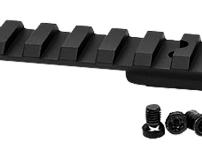 Warne V46420MOA Vapor Picatinny Rail Black Anodized Aluminum Fits Savage 110 Short Action, 20 MOA