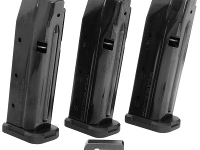 Shield Arms S15COMBOG33M1C S15 Magazine Gen 3 Combo 15rd 9mm Luger Compatible w/Glock 43X/48 Black Steel 3 Pack