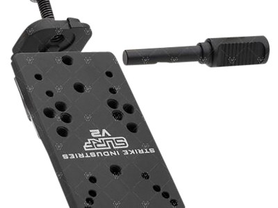 Strike Industries GSURFV2 Scorpion Universal Reflex Mount for Glock Version 2  Black Anodized