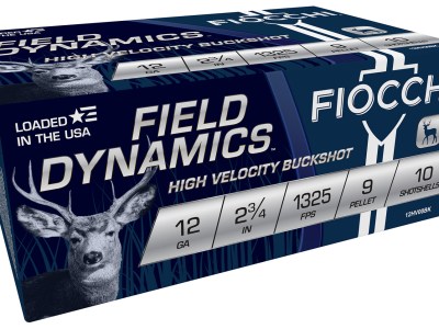 Fiocchi 12HV9P Field Dynamics  12Gauge 2.75″ 9Pellets 00Buck Shot 10 Per Box/25 Case