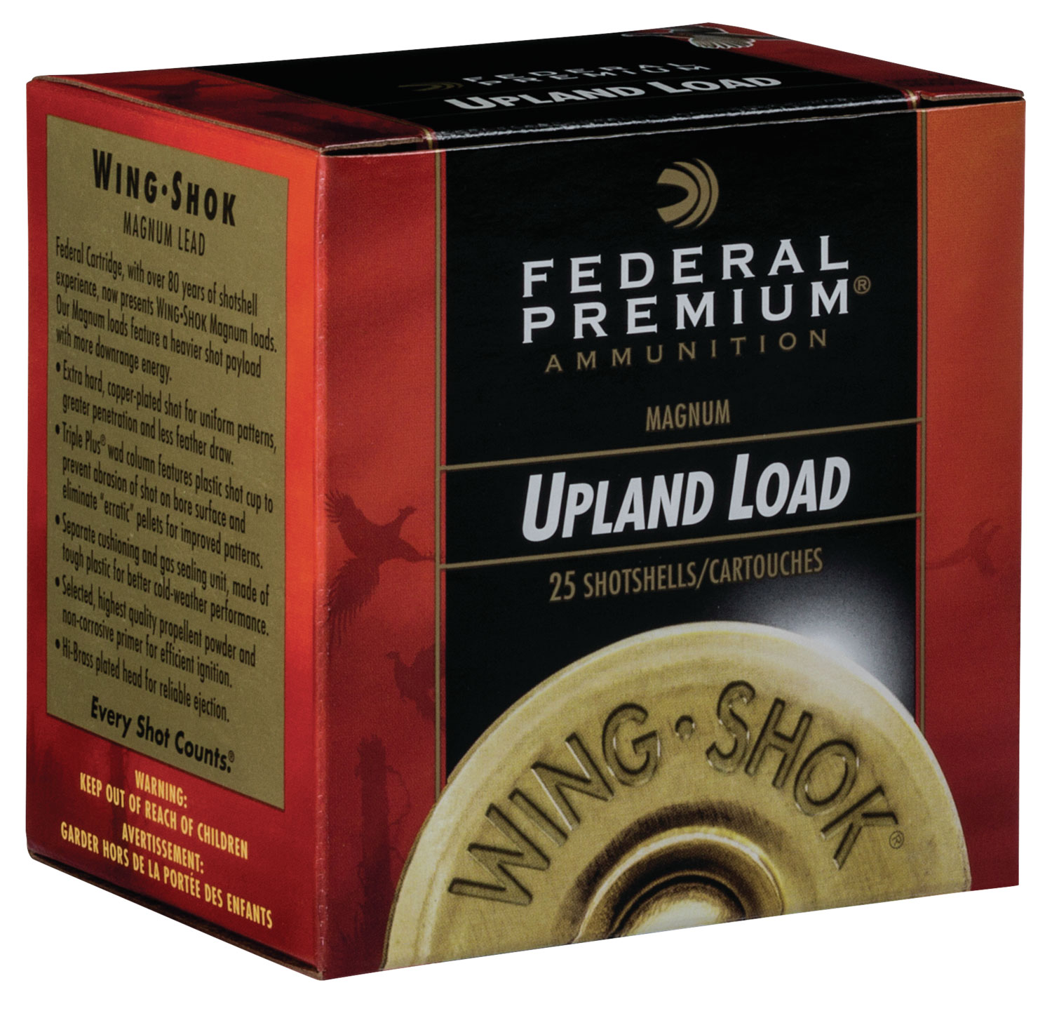 Federal PF1636 Premium Wing-Shok Pheasant Forever High Velocity 16Gauge 2.75″ 1 1/8oz 6Shot 25 Per Box/10 Case