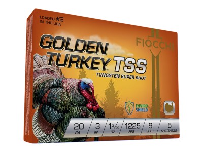 Fiocchi 203TSS9 Golden Turkey TSS 20Gauge 3″ 1 3/8oz 9Shot 5 Per Box/10 Case
