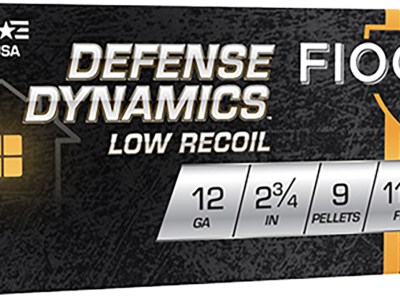 Fiocchi 12LE9P Defense Dynamics Low Recoil 12Gauge 2.75″ 1Buck Shot 10 Per Box/25 Case