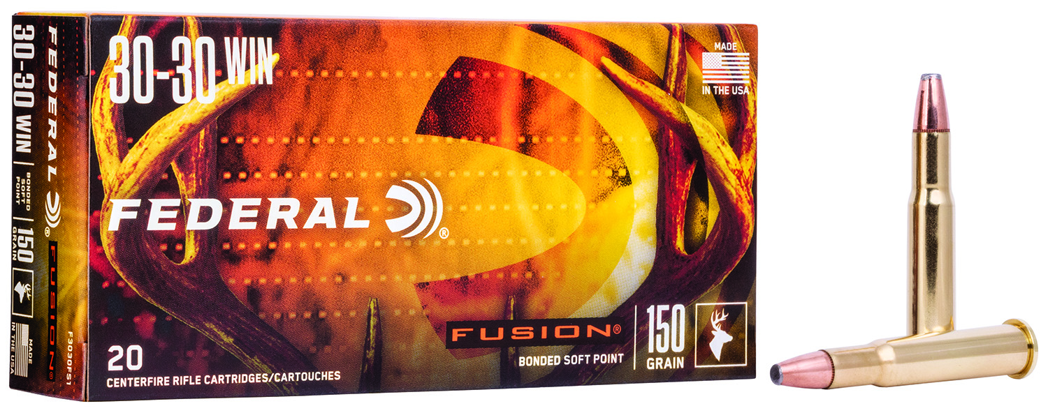 Federal F3030FS1 Fusion  30-30Win 150gr Bonded Soft Point 20 Per Box/10 Case