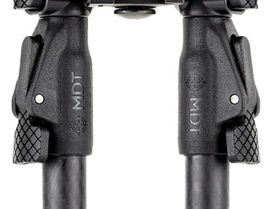 Mdt Sporting Goods Inc 105561GRN GRND-POD  Green/Black 4.50″-9″ Carbon Fiber/Aluminum, Adj. Throw Lever, 4 Leg Postitions, Fits ARCA Rail & RRS Dovetail