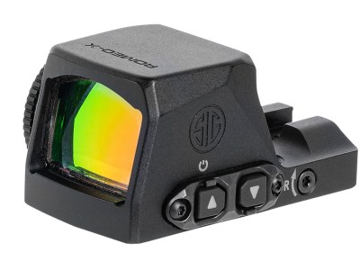 Sig Sauer Electro-Optics SORX1000 Romeo-X Pro Black Anodized 1 x 24 mm 2 MOA Red Dot/32 MOA Circle Multi Reticle