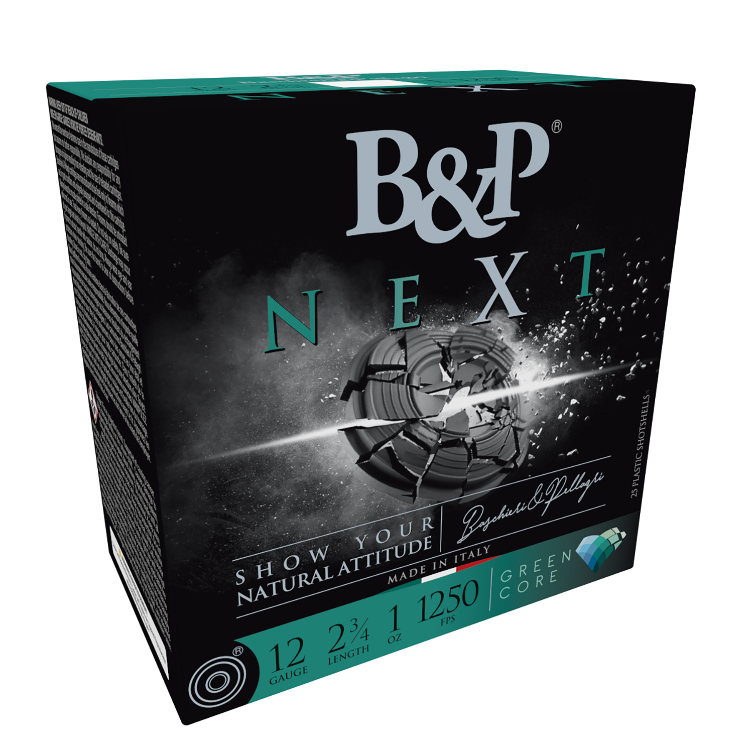 B&P Ammunition 12B1NX8 Next  12Gauge 2.75″ 1oz 8Shot 25 Per Box/10 Case