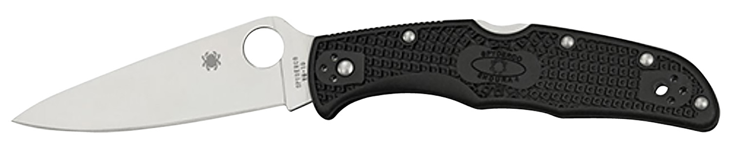 Spyderco C10FPBK Endura 4 Lightweight 3.75″ Folding Plain Satin VG-10 SS Blade/Purple Bi-Directional Texturing FRN Handle Includes Pocket Clip