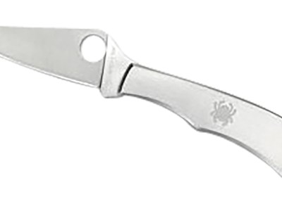 Spyderco C137P Honeybee  1.63″ Folding Plain Satin 3Cr13MoV SS Blade/ Satin Stainless Steel Handle