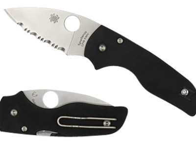 Spyderco C230GP Lil’ Native  2.42″ Folding Plain Satin CPM S30V SS Blade/Black Textured G10 Handle Includes Pocket Clip