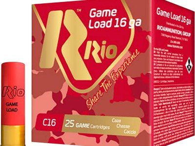 Rio Ammunition RCHV168 Game Load  16Gauge 2.75″ 1 1/8oz 8Shot 25 Per Box/10 Case