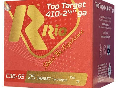 Rio Ammunition RC3675 Top Target  410 Gauge 2.50″ 1/2 oz 7.5 Shot 25 Per Box/10 Case