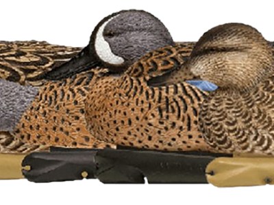 Avian X AVXAVX8080 Topflight  Blue-Winged Floating Teal Decoys Multi-Colored-6 Pack