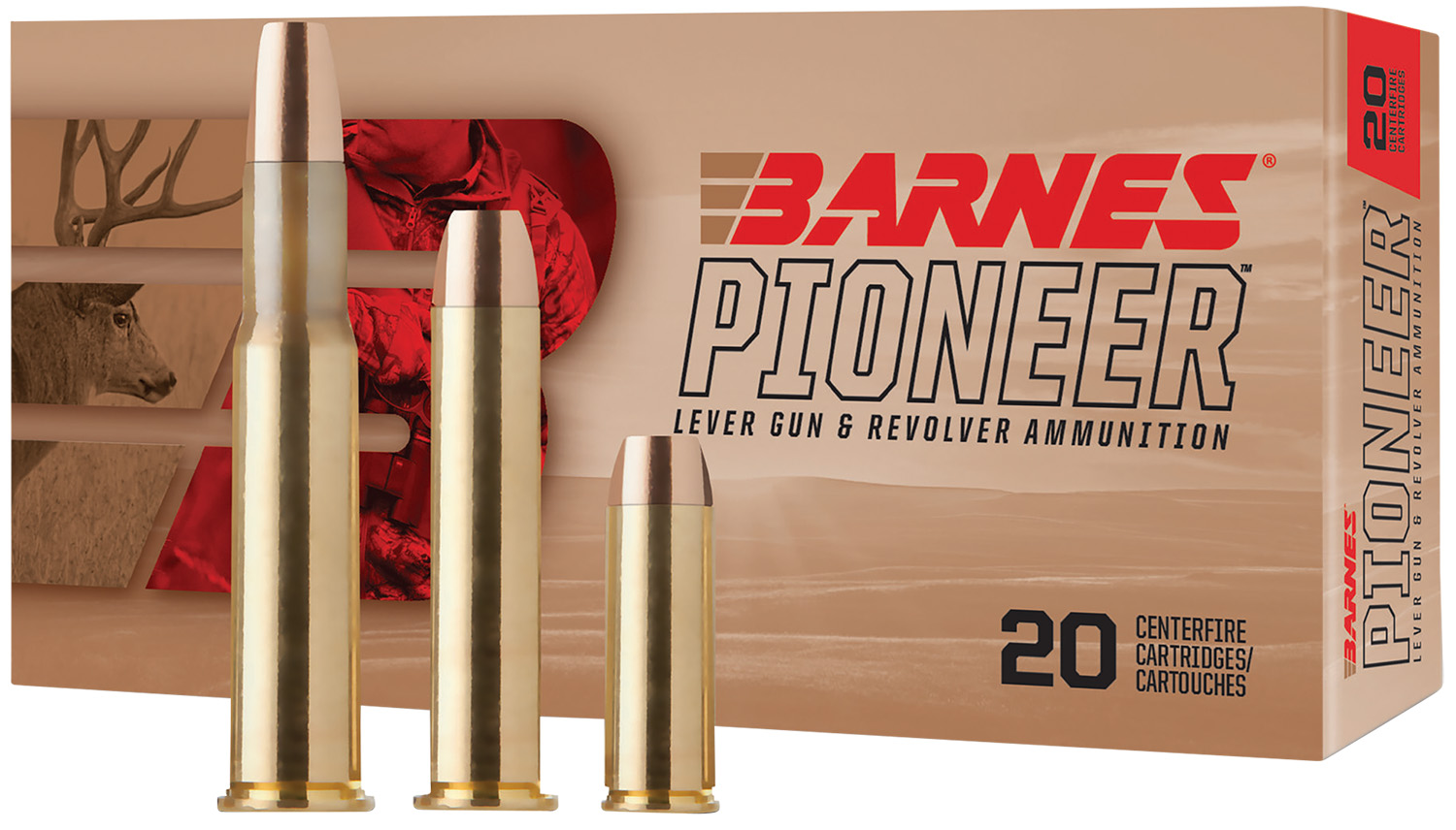 Barnes Bullets 32136 Pioneer  30-30Win 190gr 20 Per Box/10 Case
