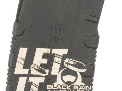 Black Rain Ordnance MAG30LETITRAINB Magazine  30rd 223 Rem/5.56 NATO Let It Rain Bullet Engraving Fits AR-15 Platform