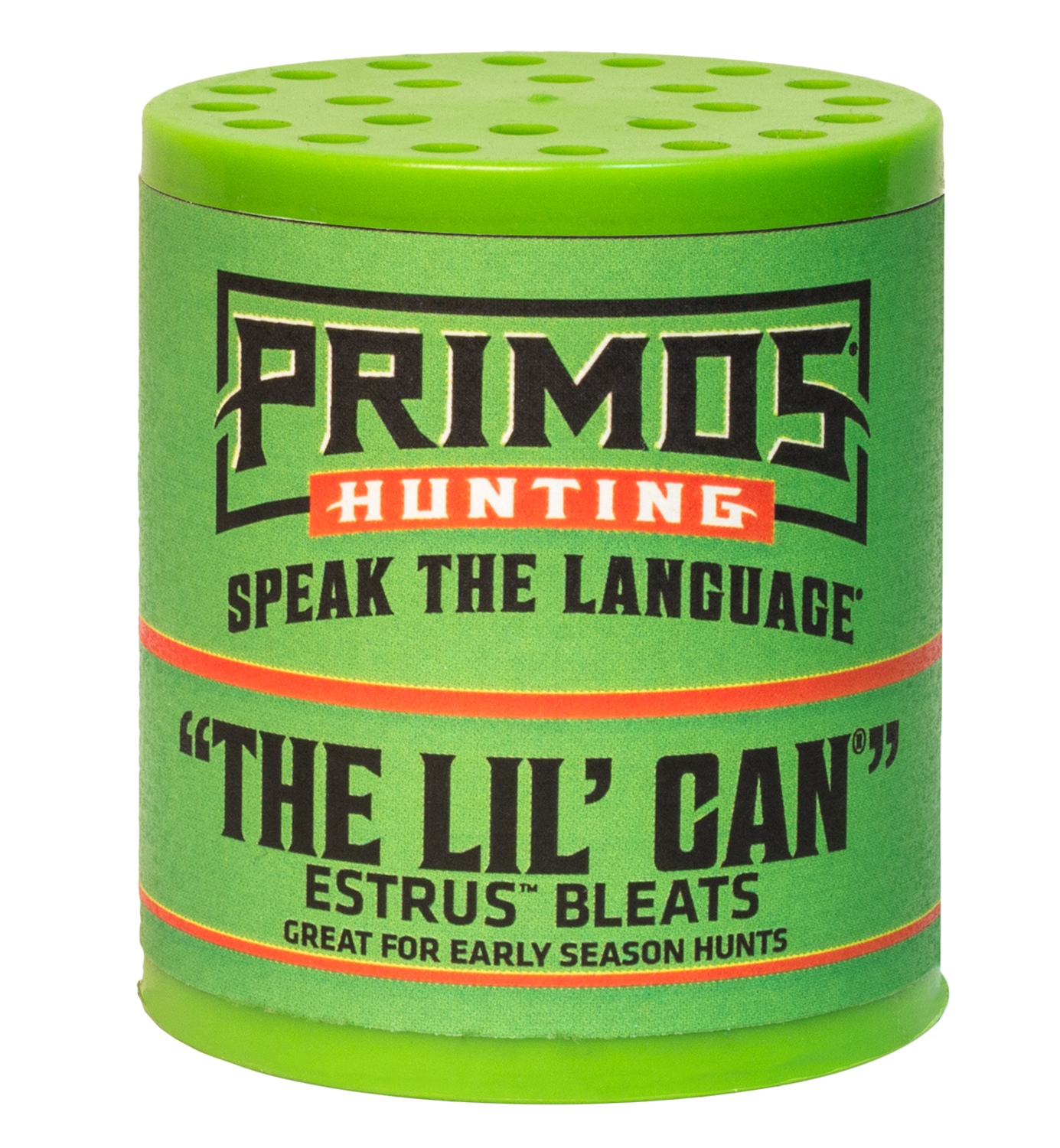 Primos 731 The Lil’ Can  Call Attracts Deer Green Plastic