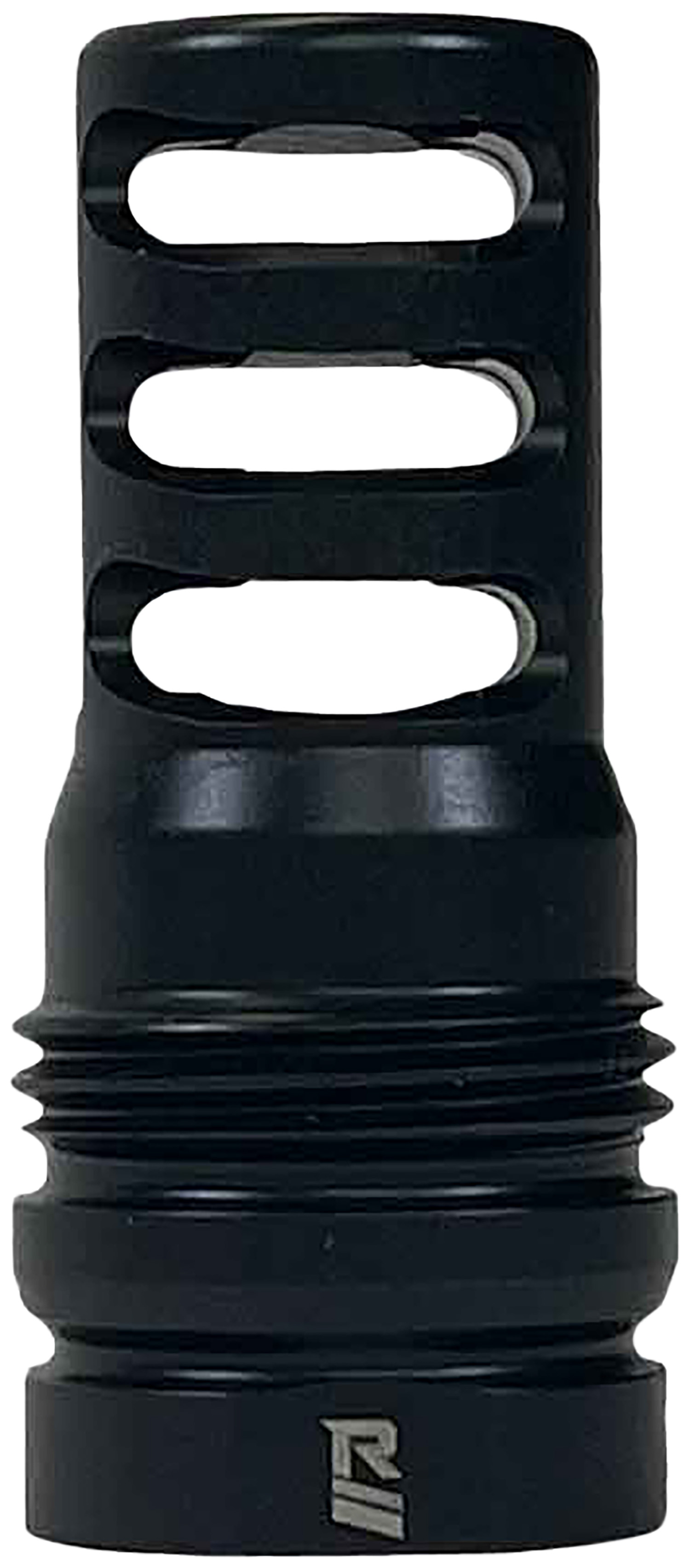 Rugged Suppressors MB024 3 Port Brake  338 Cal (8.6mm), 5/8″-24 tpi, Dual  Taper Locking System, Fits R.U.M. Mount