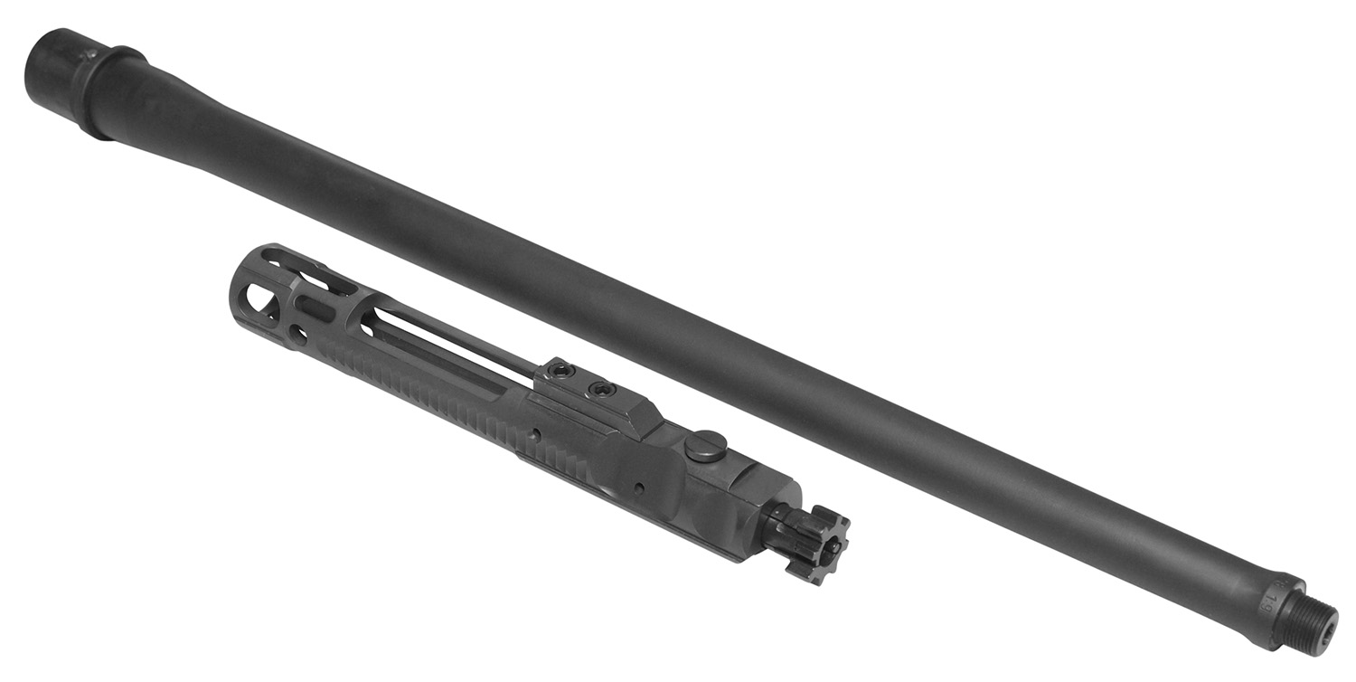 CMMG 57D0476 Replacement Barrel Kit with Bolt Carrier Group, 5.7x28mm 16.10″ Threaded, Black, Radial Delayed Blowback, Fits AR-Platform
