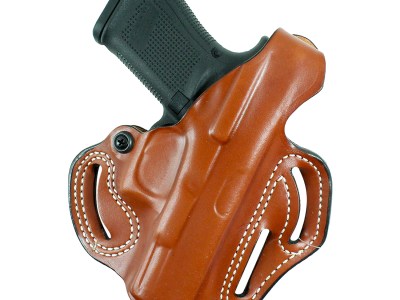 DeSantis Gunhide 001TA2XZ0 Thumb Break Scabbard OWB Tan Leather Belt Slide Fits Sig P365-XMACRO Right Hand